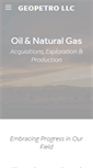 Mobile Screenshot of geopetrollc.com