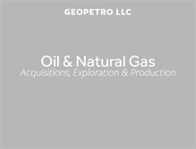 Tablet Screenshot of geopetrollc.com